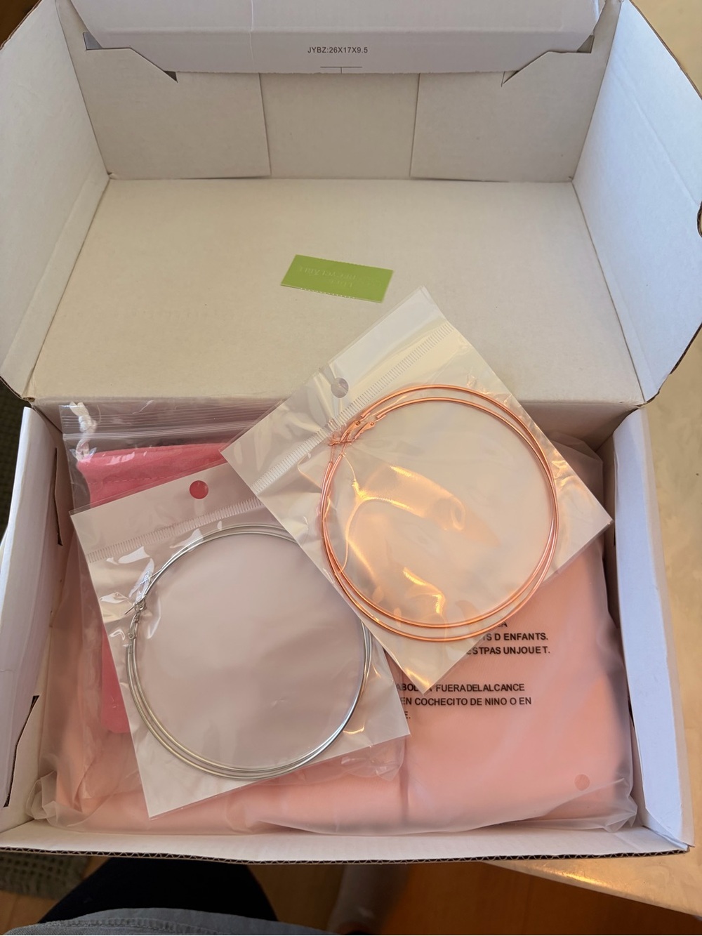 Stackable Hoop Earring Set - Rose Gold & Silver